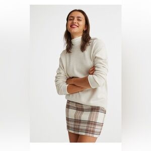 H&M plaid Skirt